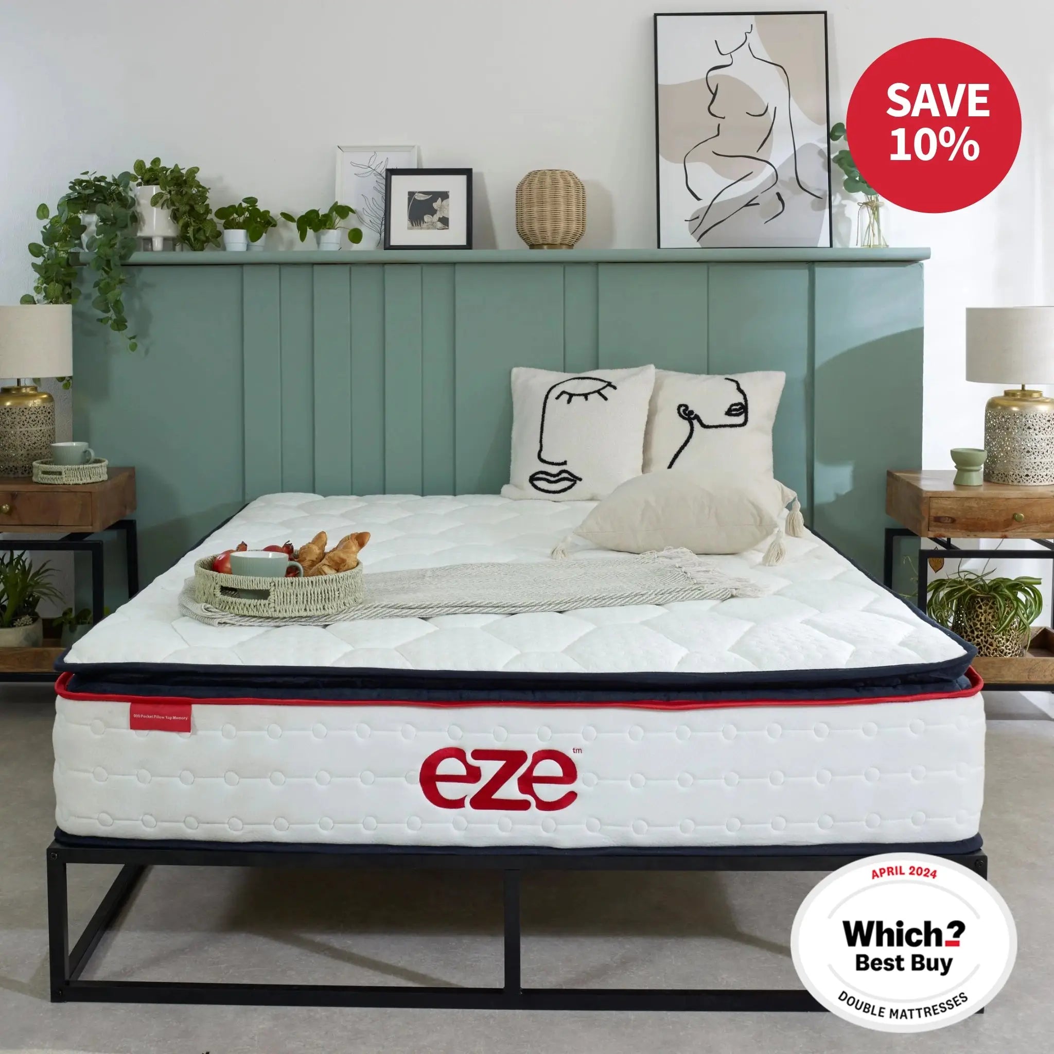 eze Ultra Hybrid Mattress 800 Pocket Pillow Top Which Best Buy 2024