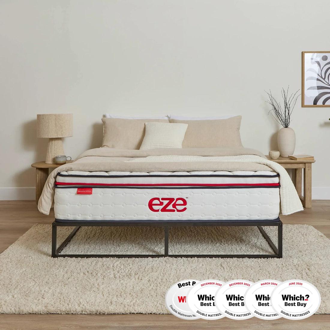 Discover the eze™ Hybrid Max - Which? Best Buy Mattress for Five Consecutive Years