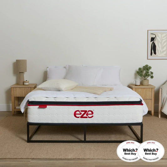 Discover Award Winning Sleep with the eze™ Hybrid Ultra - Which? Best Buy Pocket Sprung Mattress 2024