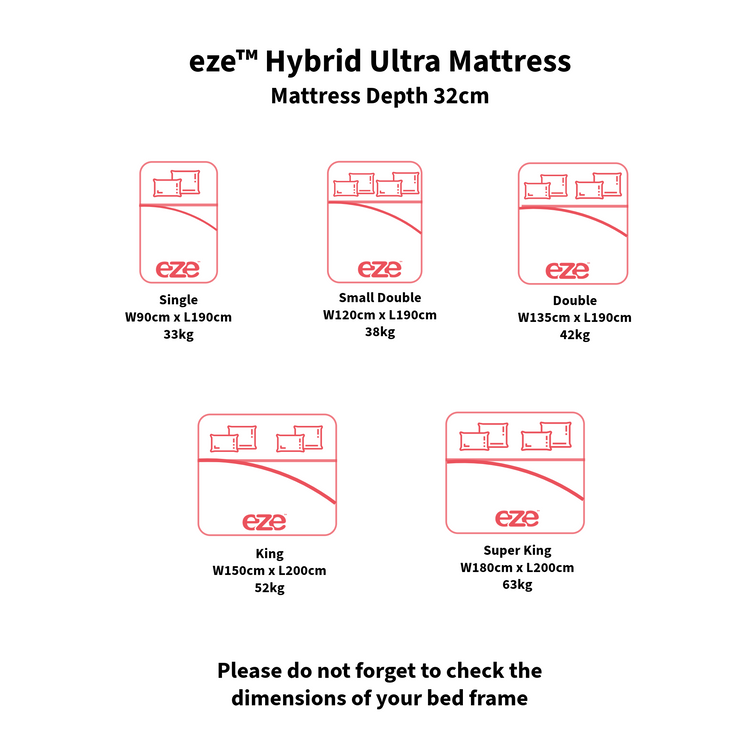 eze-hybrid_mattress_size_guide