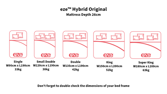 eze_hybrid_original_mattress_size_chart