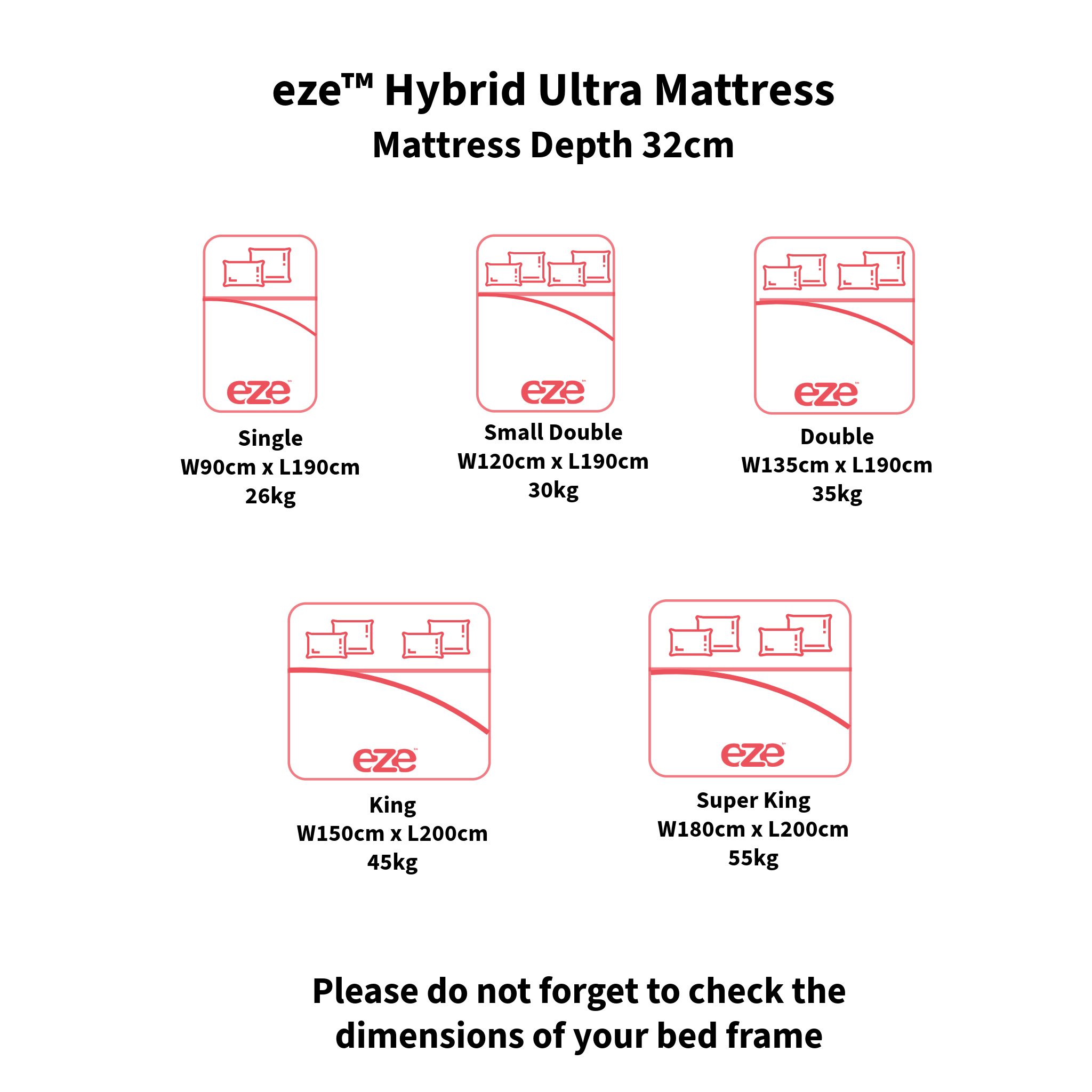 eze™ Ultra Hybrid Mattress 800 Pocket Pillow Top Which? Best Buy 2024