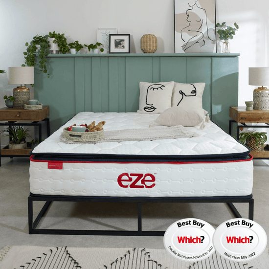 eze_hybrid_ultra_mattress_styled_bed_with_which_logo